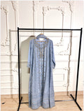 Agha Noor Pure Organza Embroidered 3-Piece Maxi Suit Set