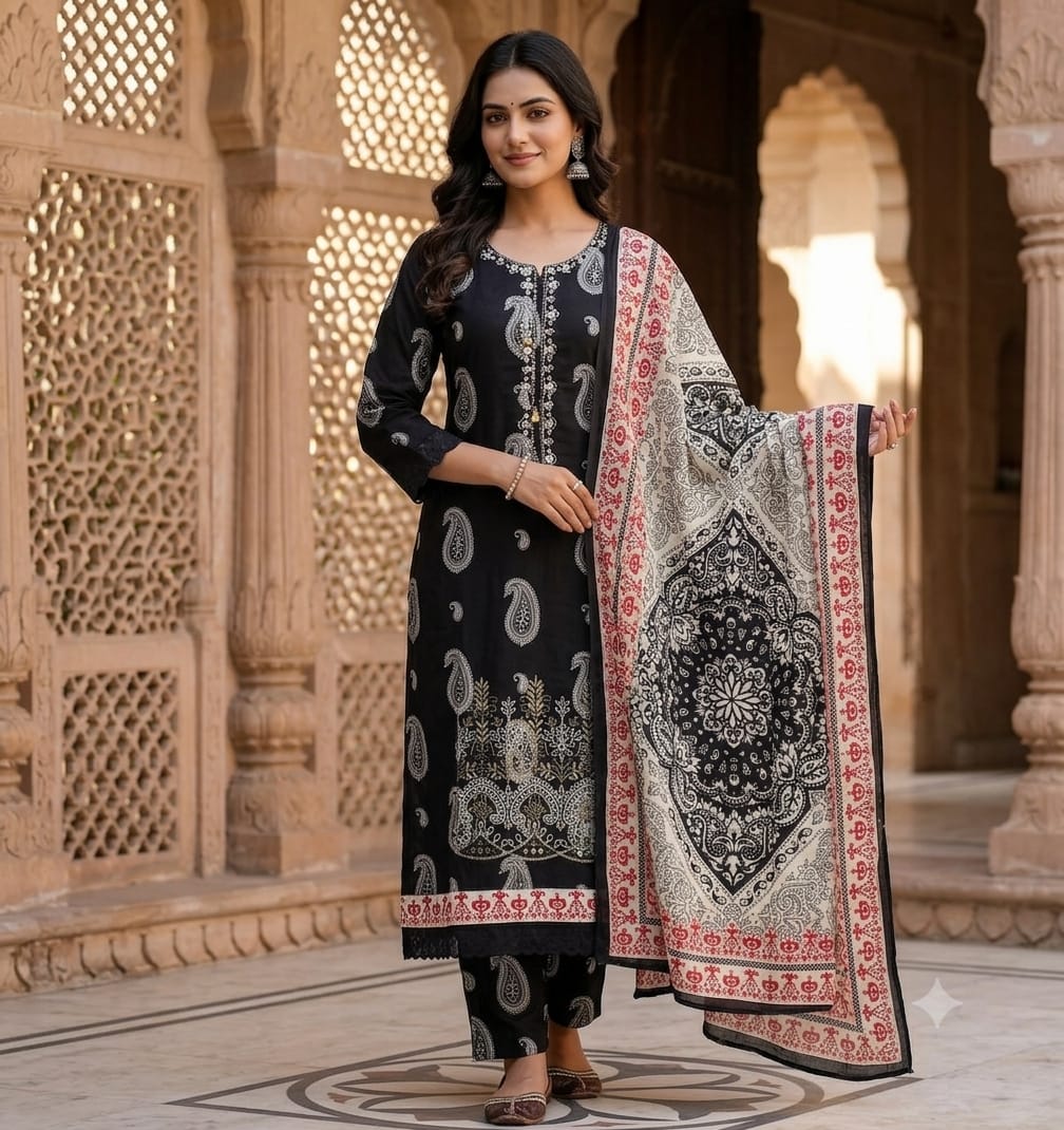 Alkaram Studio Fully Embroidered 3-Piece Luxury Lawn Suit