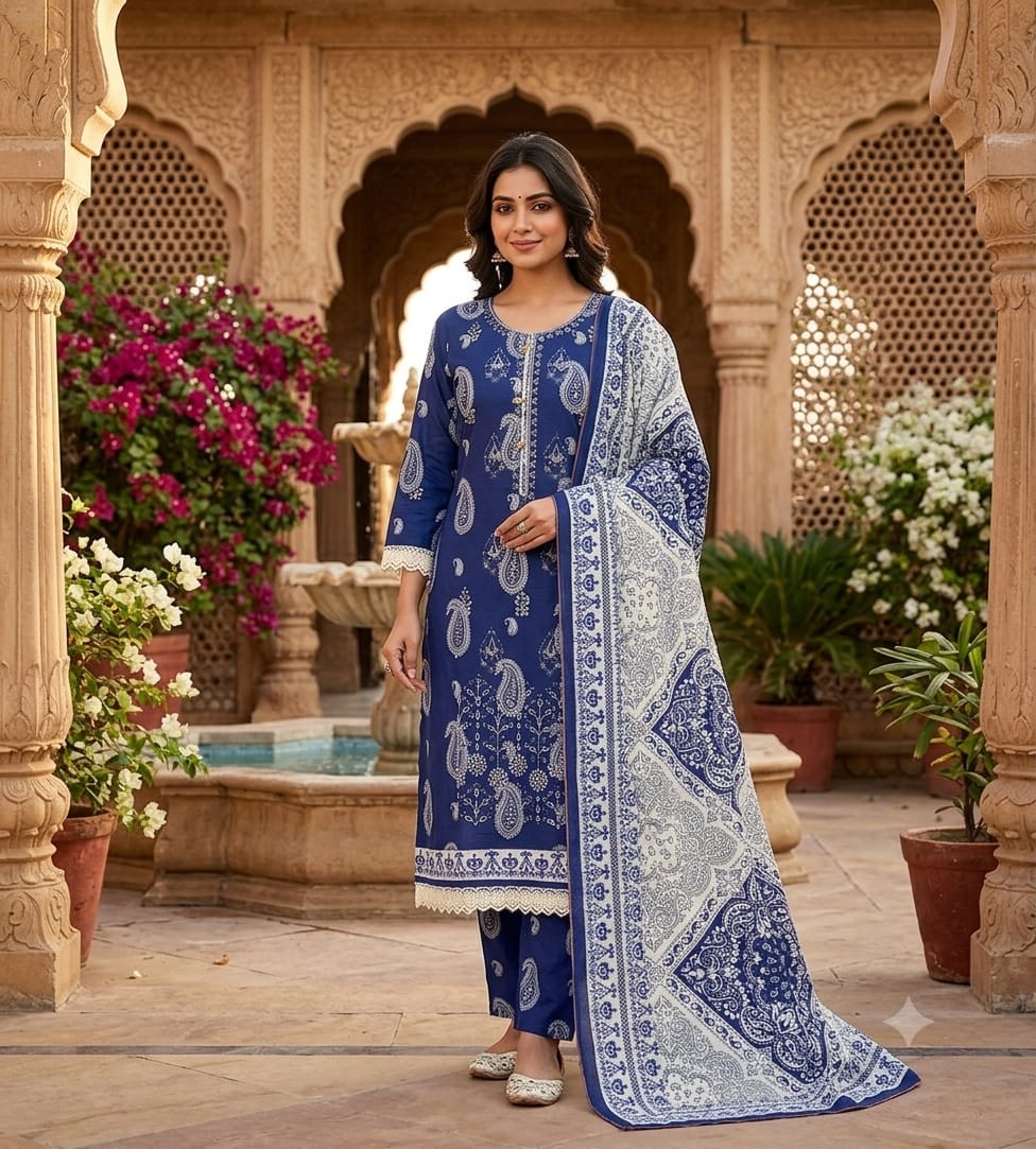 Alkaram Studio Fully Embroidered 3-Piece Luxury Lawn Suit